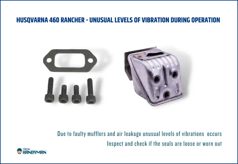 Unusual levels of vibration during operation