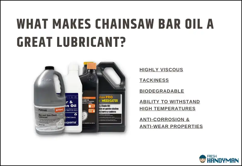 What Makes Chainsaw Bar Oil a Great Lubricant