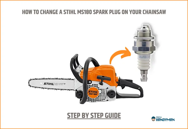 change stihl ms180 spark plug