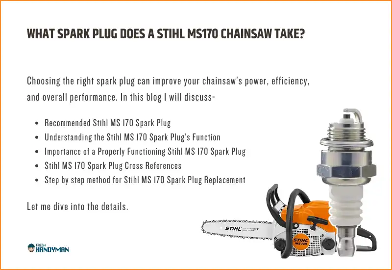 learn about stihl ms170 spark plug