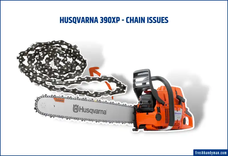 Husqvarna 390XP - Chain issues