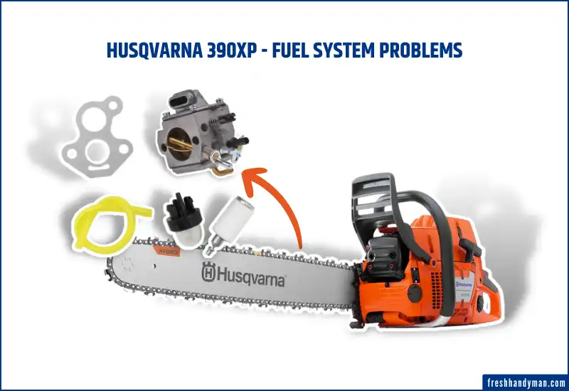 Husqvarna 390XP - Fuel system problems
