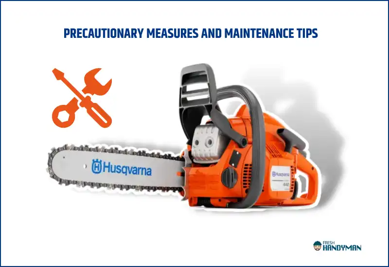 Precautionary measures and maintenance tips