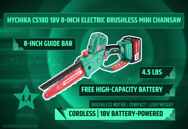 hychika cs18d mini electric chainsaw