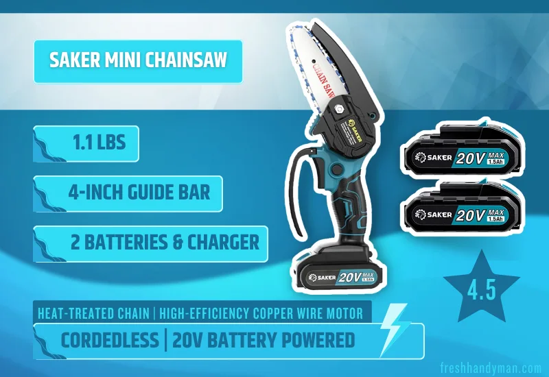 saker mini best 4 in chainsaw