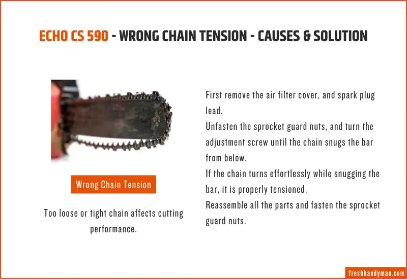 wrong chain tension - causes & solution