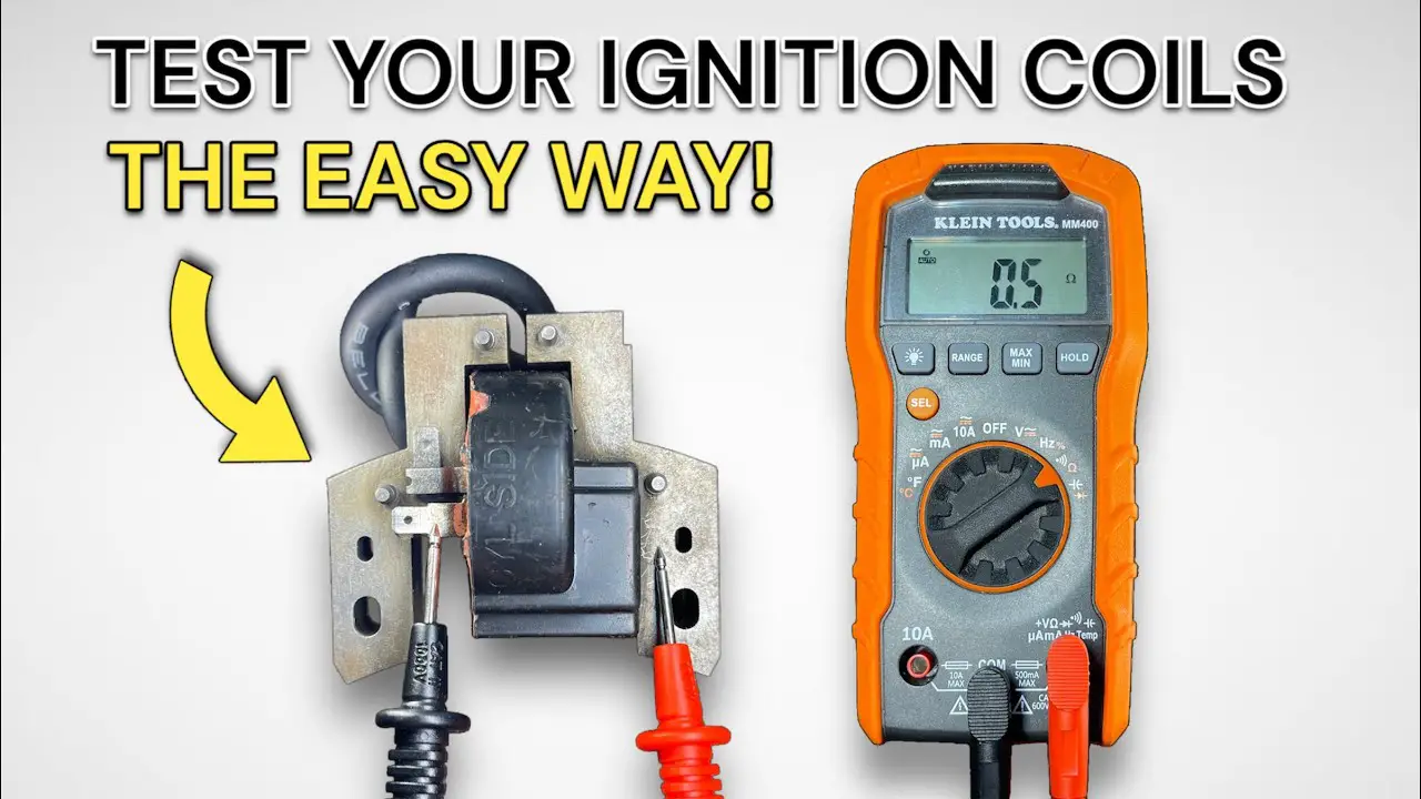 How to test a chainsaw coil with a multimeter?