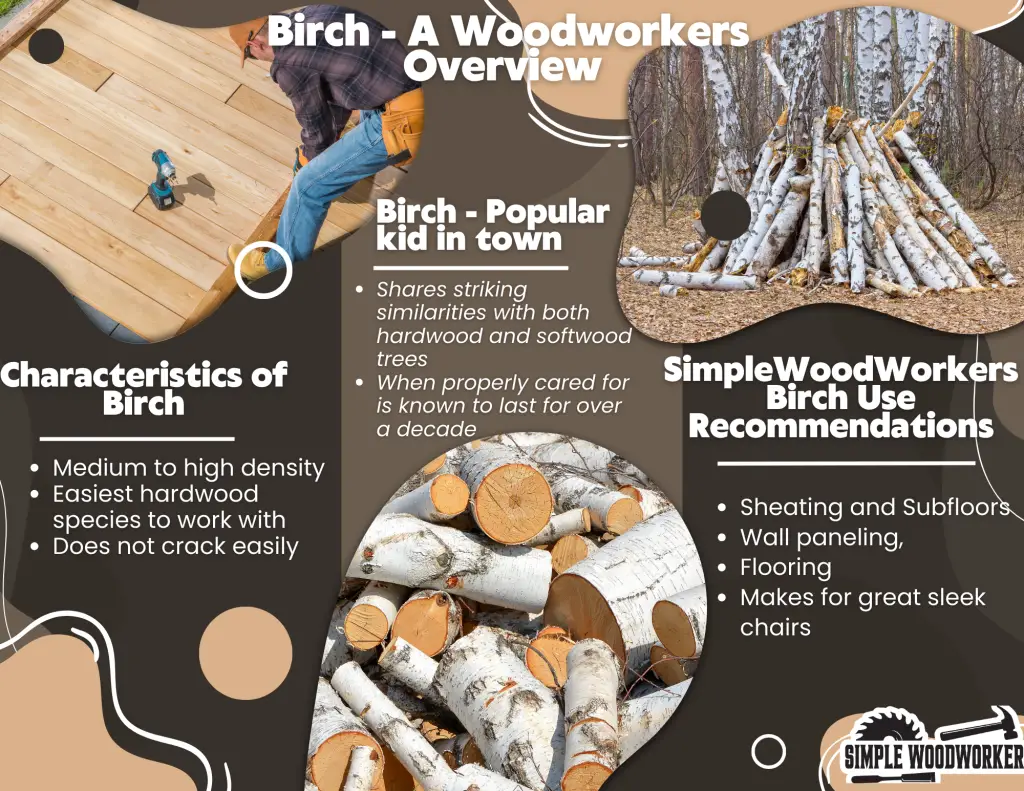 is birch hardwood or softwood