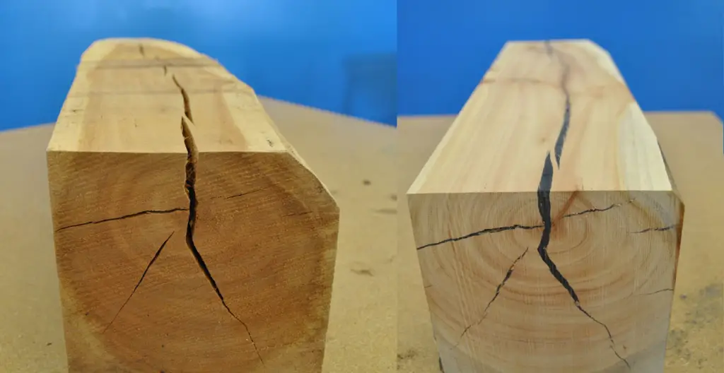 How to fill cracks in wood?
